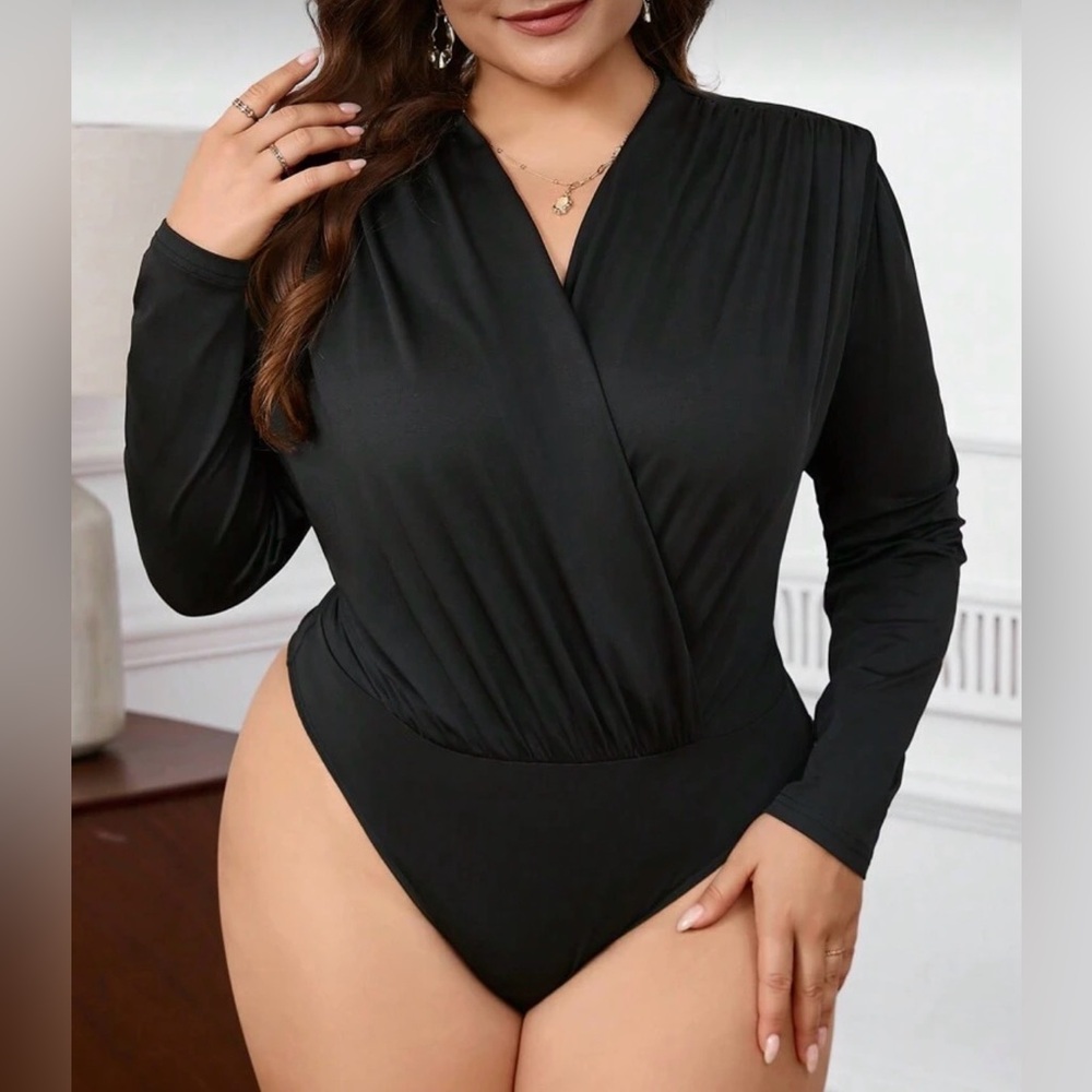 Black Long Sleeve Bodysuit